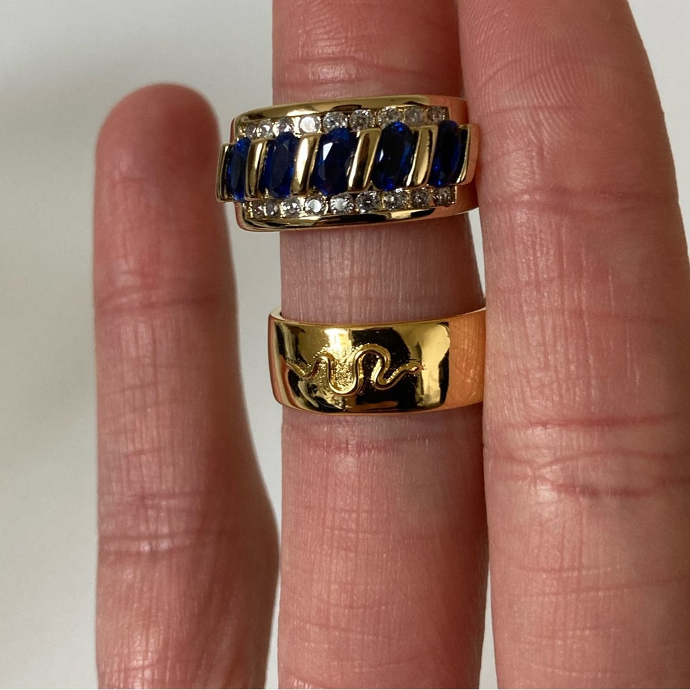 Vanessa Mooney Stackable Layering Ring Set Size 6 - image 1